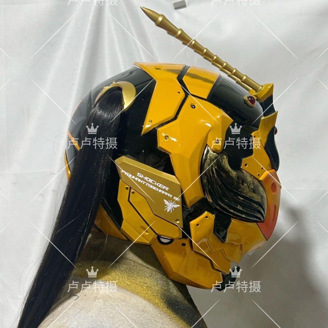 【美品】【未使用】マスク　アトラク　コスプレ　仮面ライダー 1/1プロップ