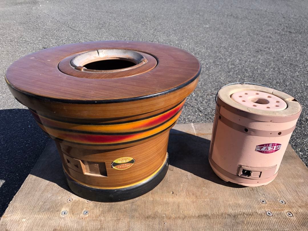 中古　昔ながらの♪　火鉢　練炭鉢　七輪　練炭コンロ　ミカワ特選品　16号