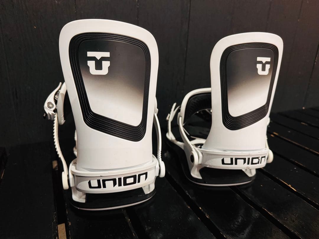 UNION ULTRA スノーボードビンディング ホワイト　サイズL