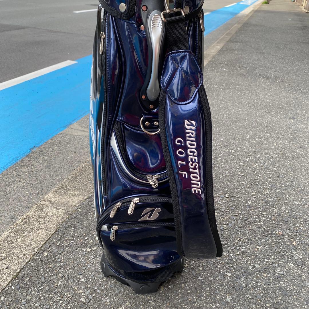 美品！ブリヂストン ゴルフツアーB エナメルキャディーバック