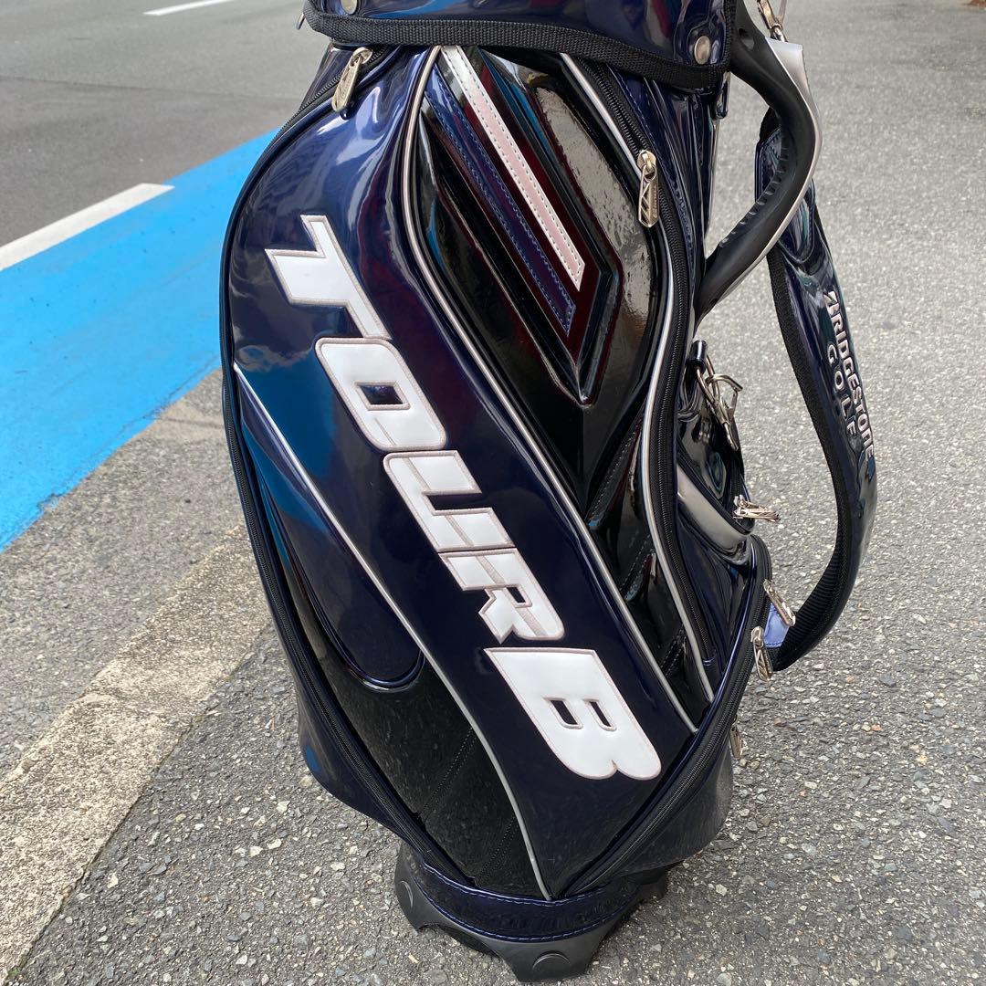 美品！ブリヂストン ゴルフツアーB エナメルキャディーバック