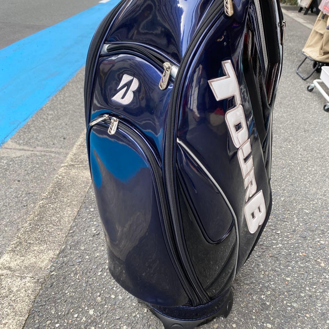 美品！ブリヂストン ゴルフツアーB エナメルキャディーバック