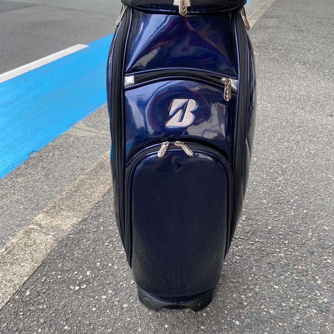 美品！ブリヂストン ゴルフツアーB エナメルキャディーバック