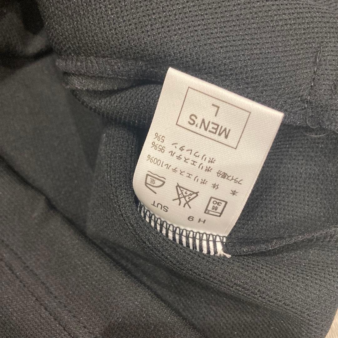 90s NIKE ナイキ 刺繍ロゴ アームライン トラックジャケット L 黒