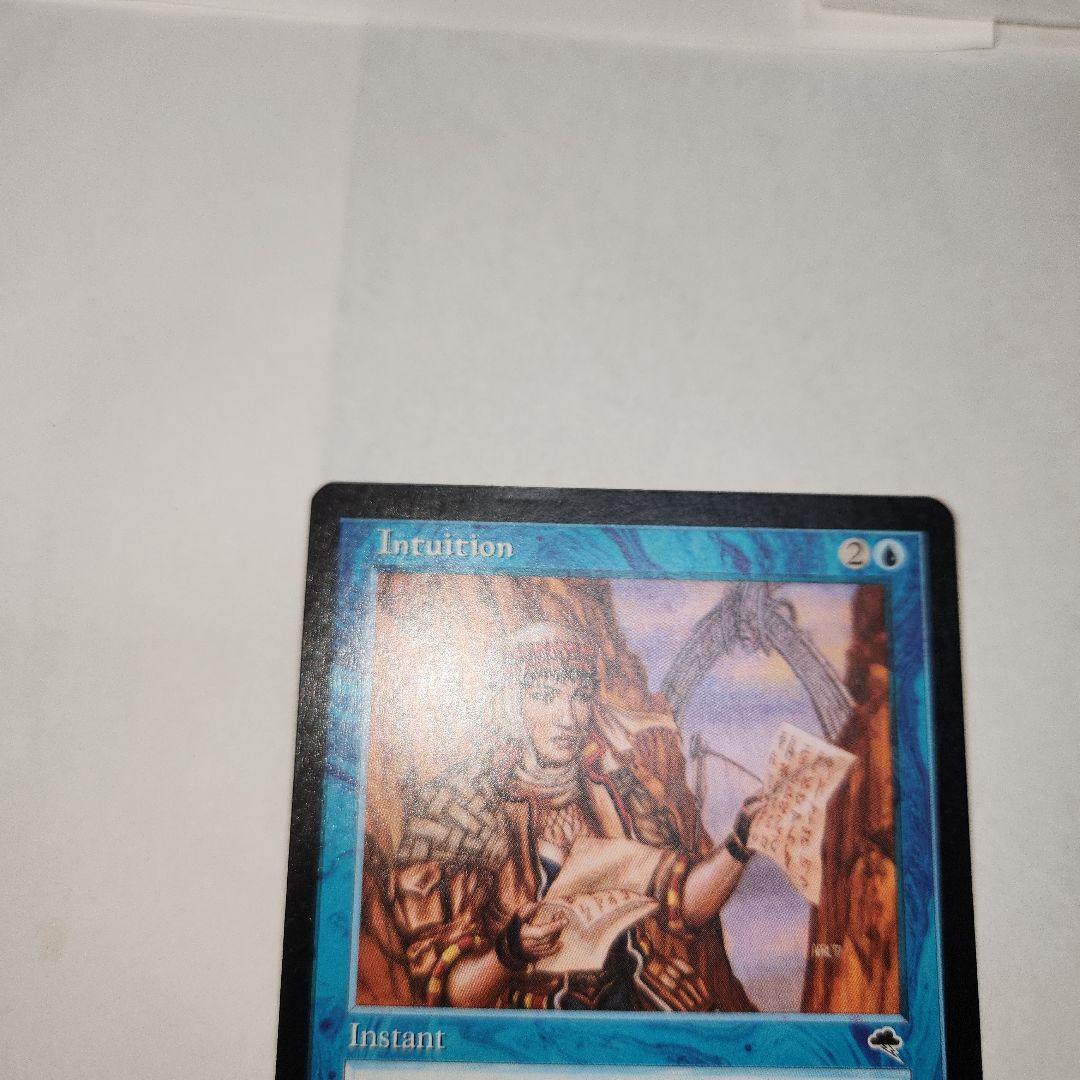 再録禁止カード　直観　英語版　テンペスト　MTG　マジック:ザ・ギャザリング