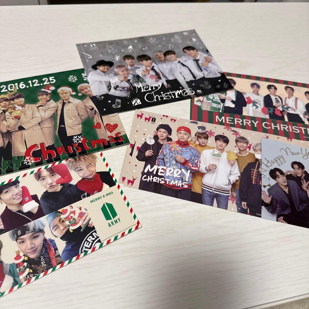 BTS 防弾少年団 公式ファンクラブ会報 クリスマスカード カードケース