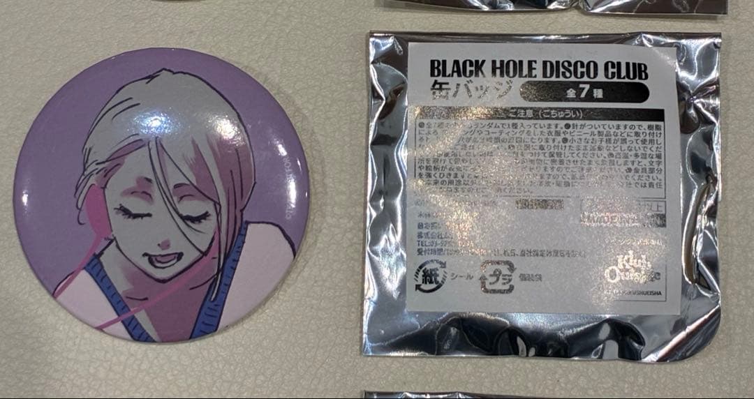 BLEACH BHDC DISCO ファンクラブ缶バッジ7種セット　ブリーチ