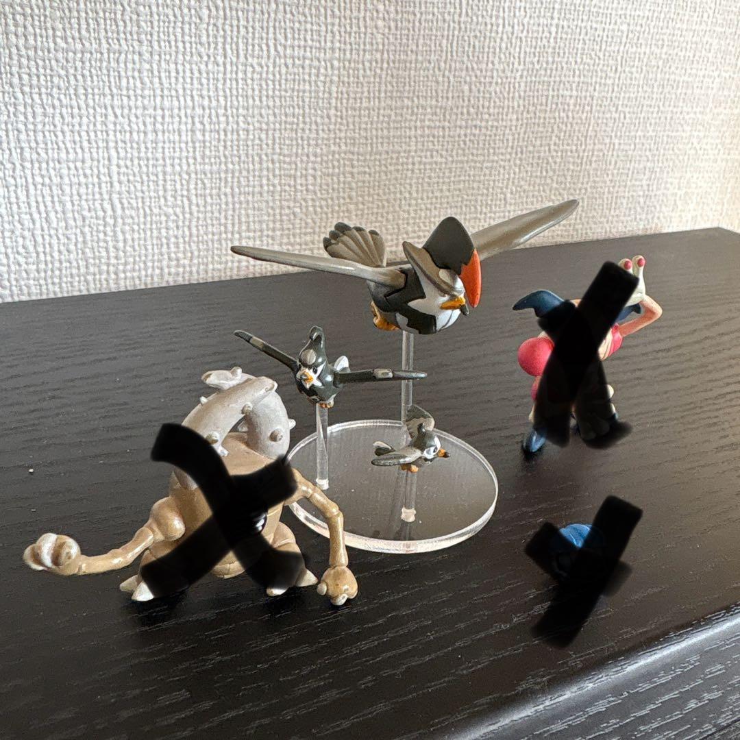 立体ポケモン図鑑　ムクホーク進化セット★レア★