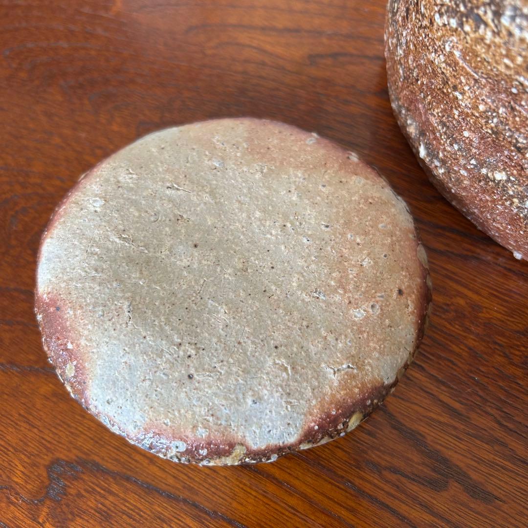 お値下げします！信楽焼 水指 皆川仁史作 茶道具 手作り 陶器 箱・共紙付き