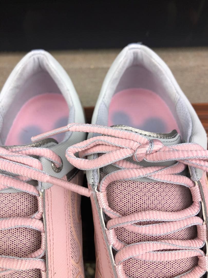 299番 新品ECCOゴルフシューズ40 25.0～25.5cmソフトスパイク