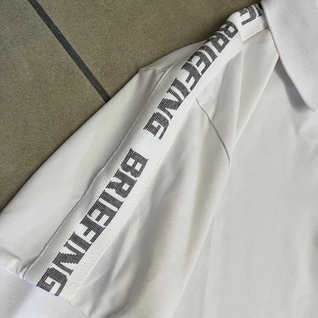 BRIEFING ブリーフィング　セットアップ　メンズ　サイドロゴ　ゴルフ　白黒