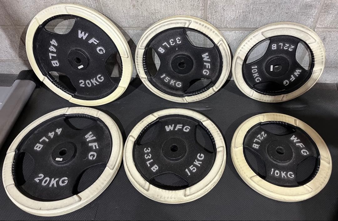 ウエイトプレートセット 20KG 15KG 10KG 各2枚