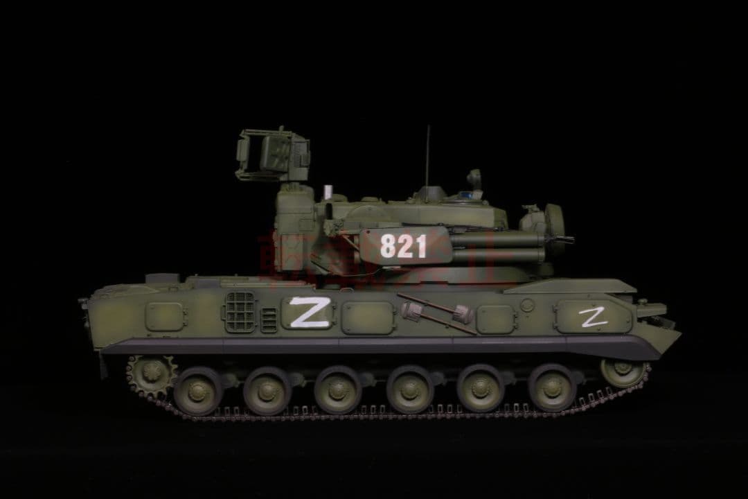 完成品 1/35 ロシア軍 2S6M 自走式対空砲 プラモデル パンダホビー