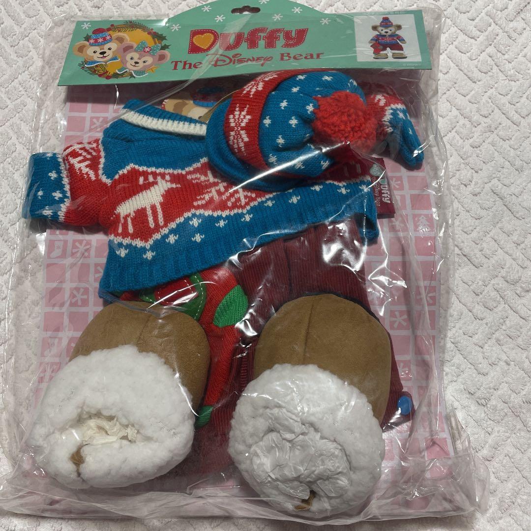 クリスマスダッフィーぬいぐるみ雪柄コスチューム