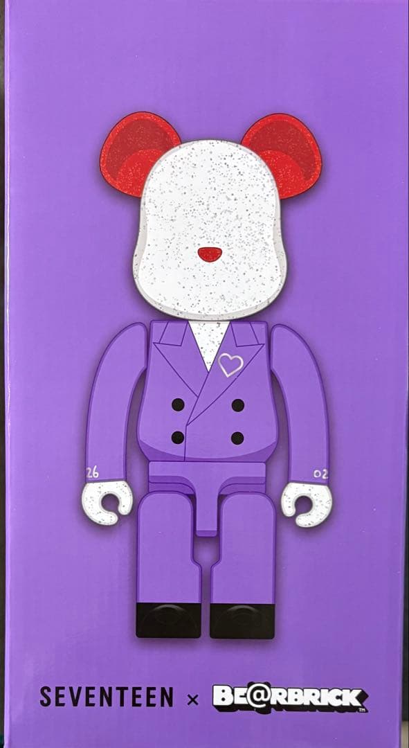 新品【エスクプス】seventeen BE@RBRICK ベアブリック 400%