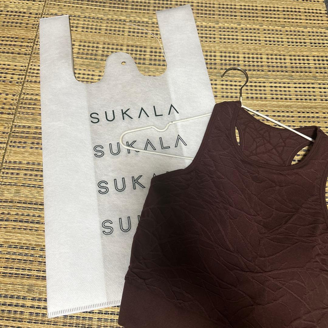 【SUKALA】 ジオメトリックアクティブブラトップ　Sサイズ