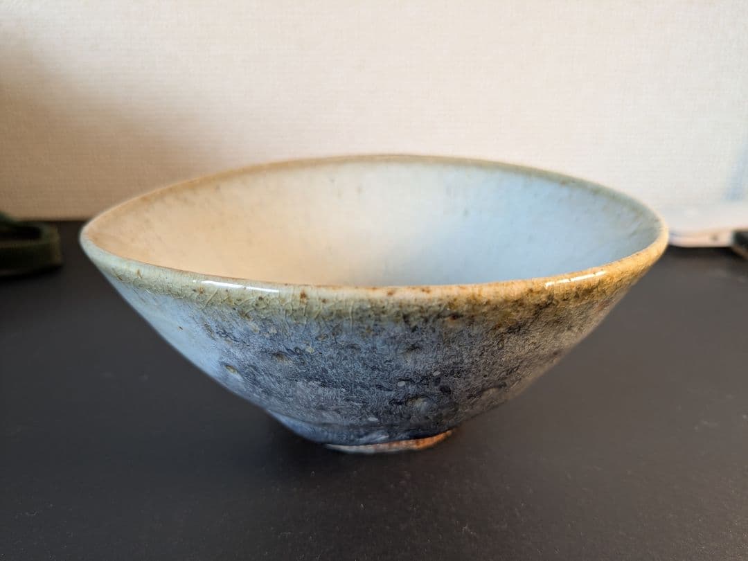 萩焼　十三代坂田泥華　茶碗　泥華井戸