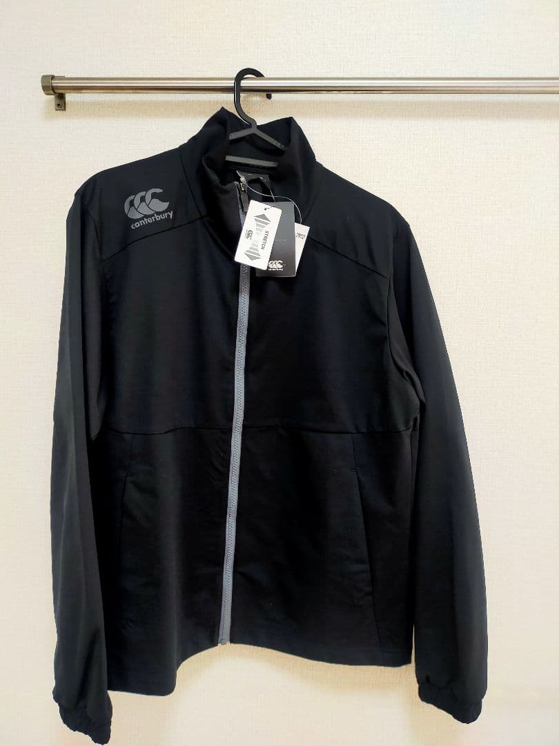 【未使用・タグ付】【値札付】canterbury ストレッチジャケットM