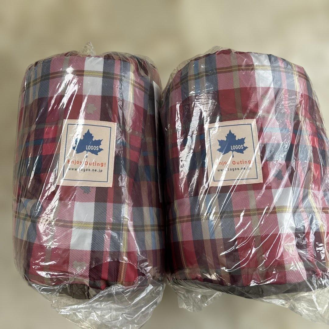 新品未使用　LOGOS 丸洗い スランバーシュラフ 2 ロゴス2枚連結