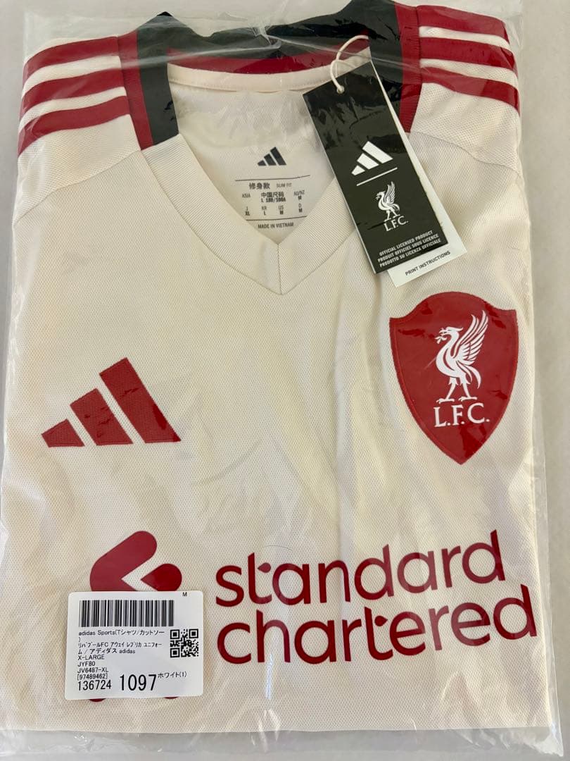 【新品タグ付き】リバプール 25/26 アウェー ユニフォーム アディダス 公式