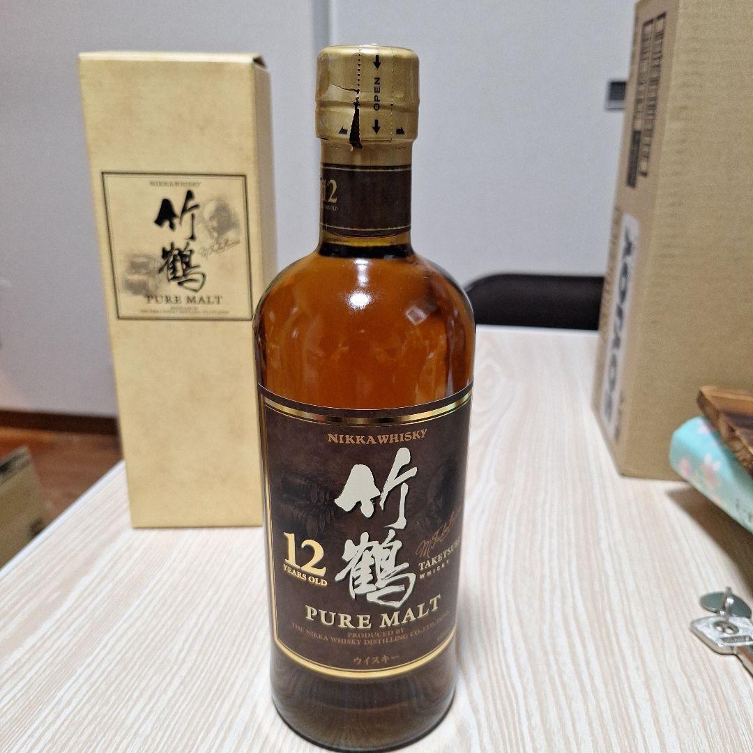 NIKKA 竹鶴 12年 ピュアモルトウイスキー　最終値下げ中　箱は付きません