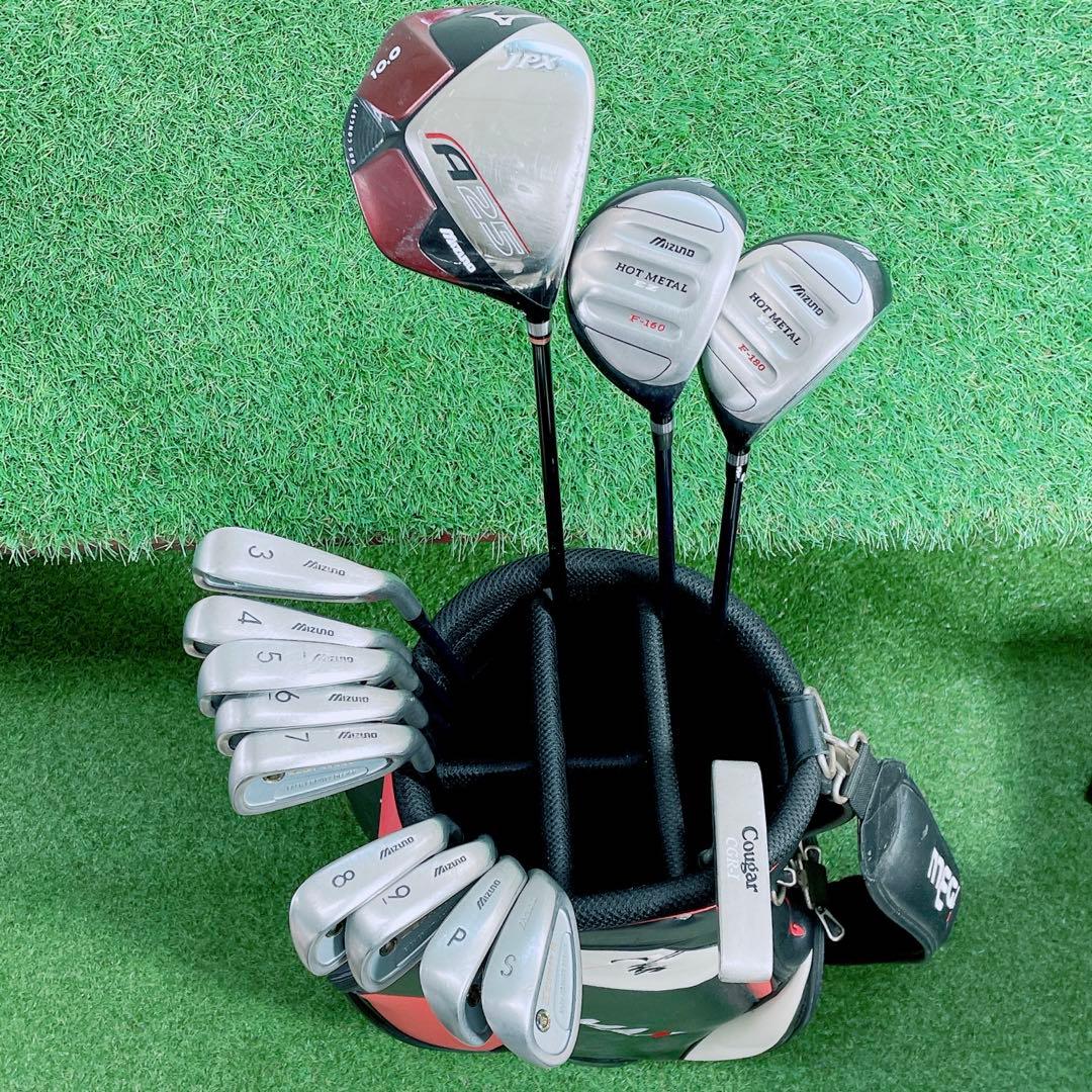 ミズノ　JPX A25 ゼファー　ゴルフクラブ　メンズセット　初心者　N2091