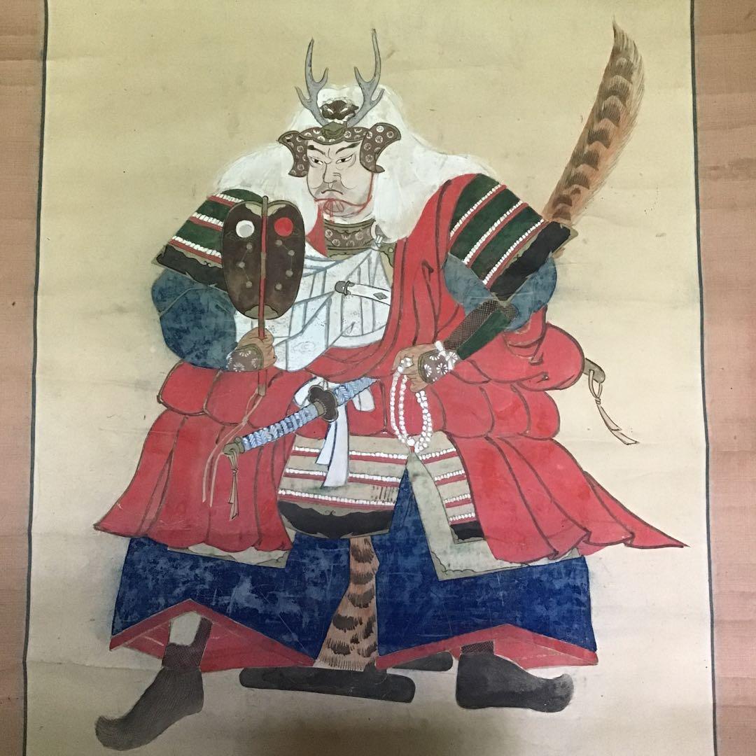 武田信玄￼古画　軸装　　　G2