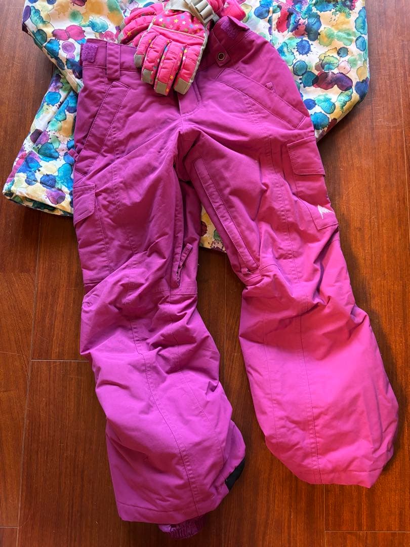 バートン　キッズ　ウェア上下　ジャケットS/パンツXSサイズ　小物付き
