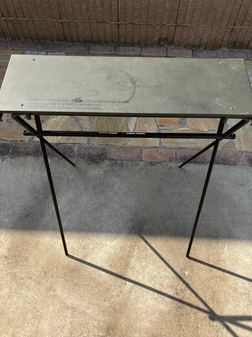 ミニマルワークス インディアンハンガーMサイズとCAMPGEEKSの天板セット