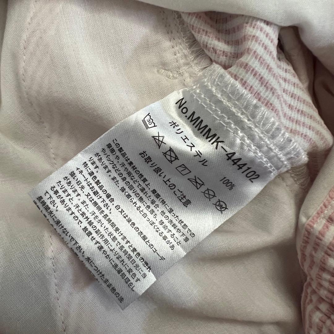 muta MARINE ムータマリン　ストライプ　ショートパンツ　メンズ　ピンク