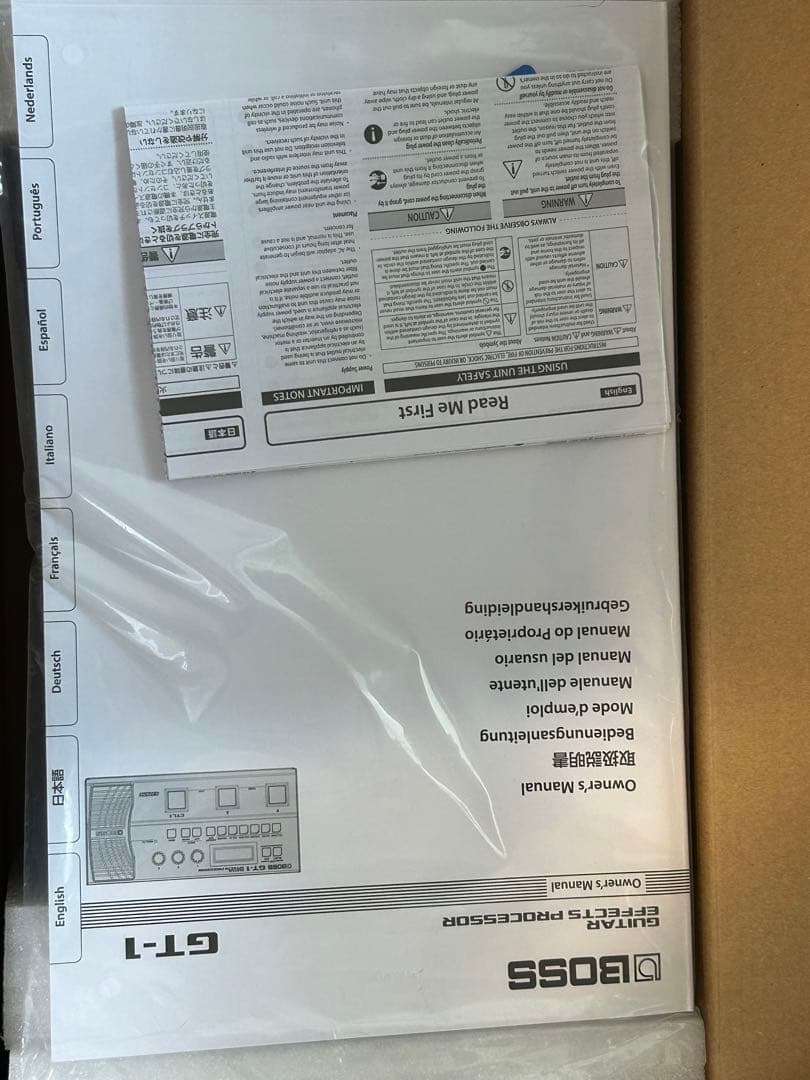 BOSS GT-1wh マルチエフェクター 限定カラー 純正アダプター付き