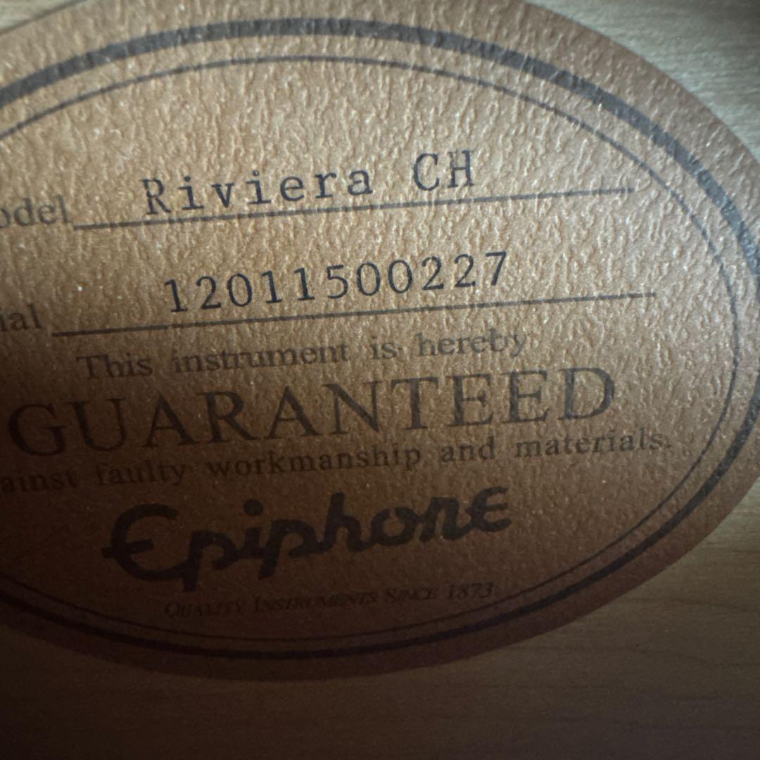 Epiphone エピフォン リビエラ