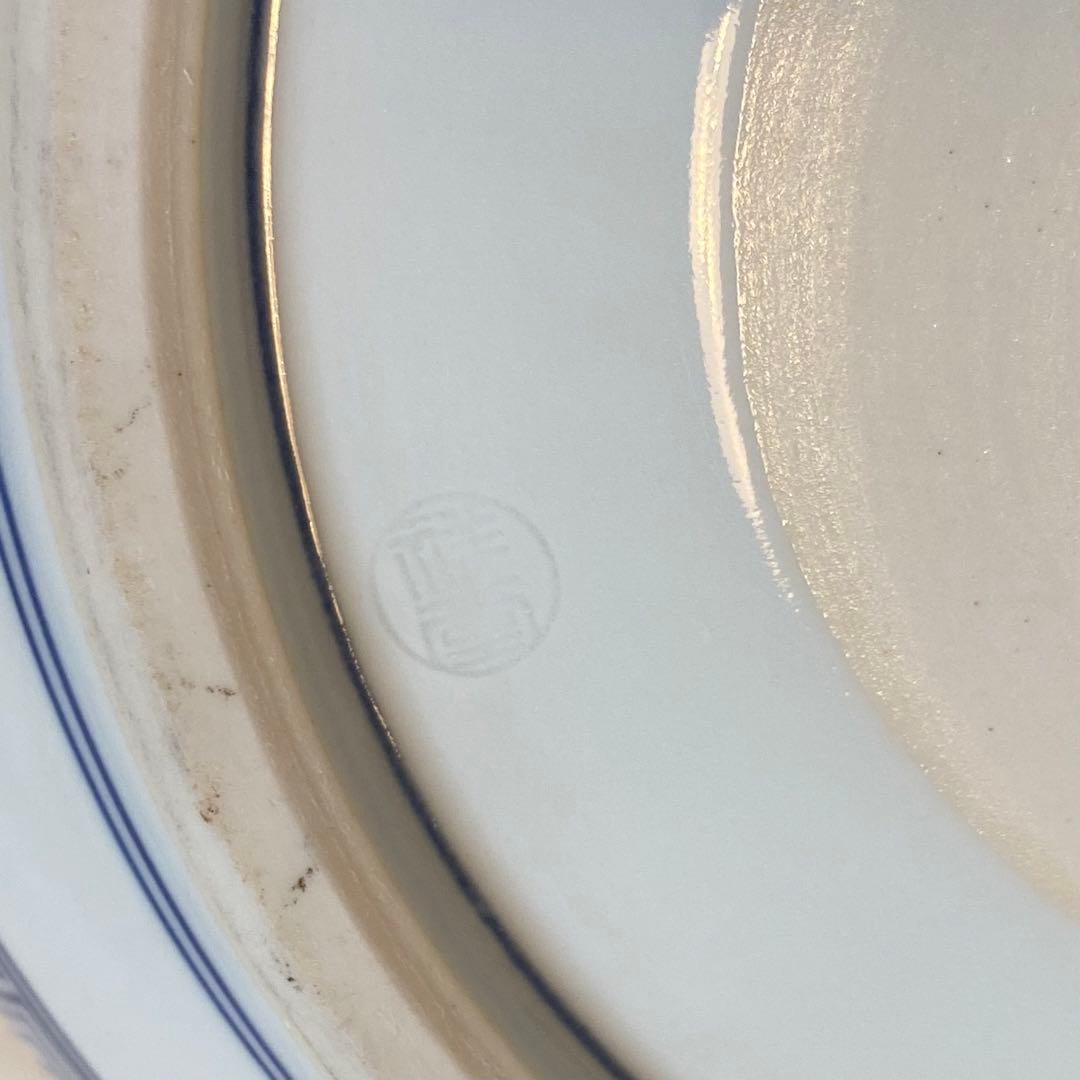 茶道具【水指】　平水指　平安　手塚祥堂造　金襴手　染付　赤　金　共箱付き