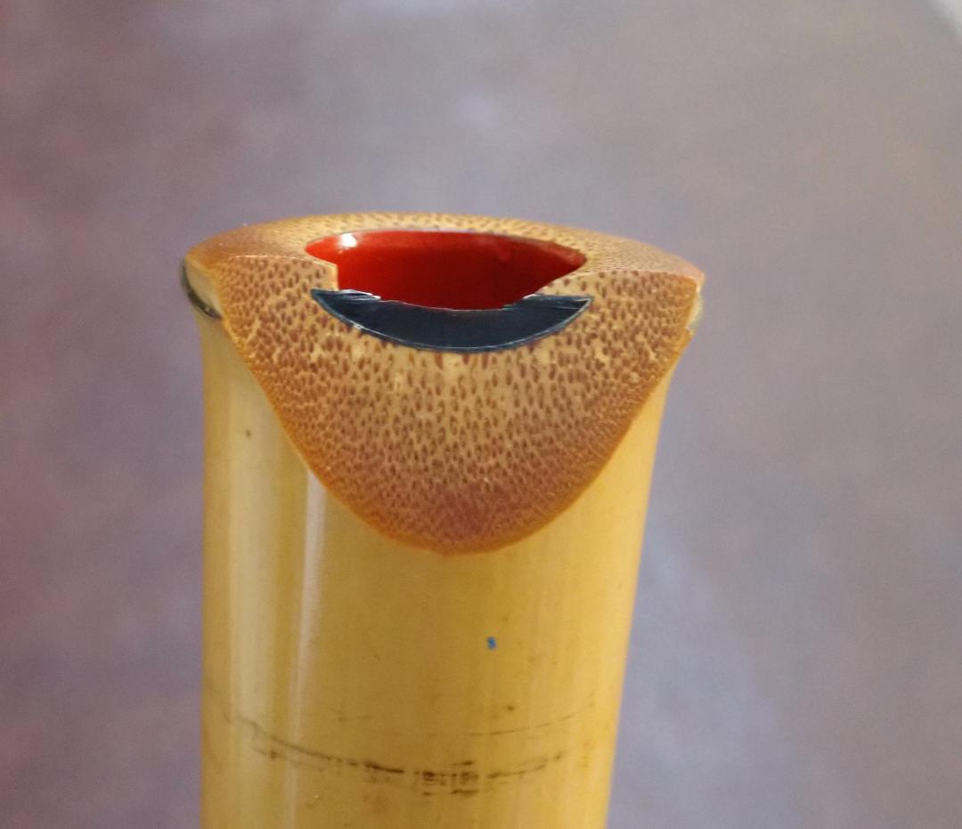 尺八 深水銘 都山流 一尺八寸 長さ約54.5センチ 重さ約484グラム