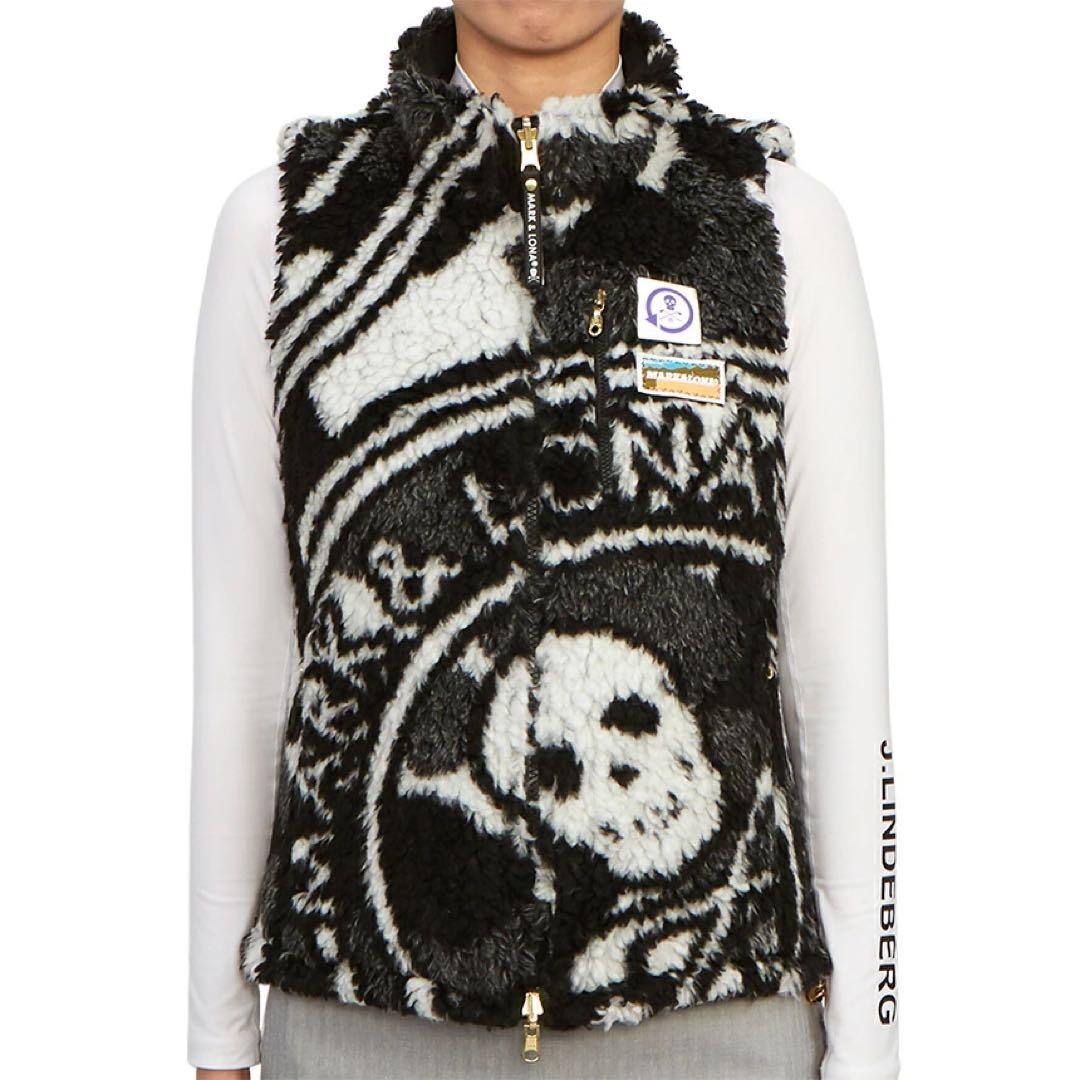 【美品】マークアンドロナ ボアフリースジャケット＆スカートセットアップ