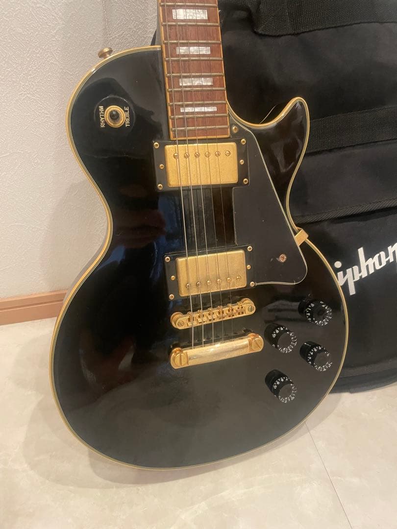 Fシリアル Epiphone レスポールカスタム ブラック