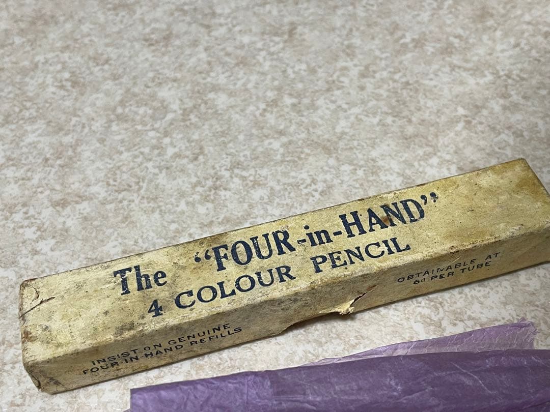 The FOUR in HAND 1930年代　4色ペンシル　廃番　廃盤　英国