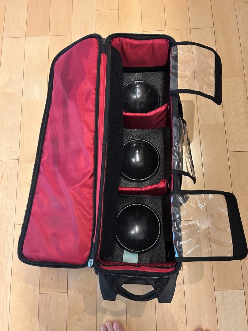 ハイスポーツ　ボウリング用バッグ ブラック 3個入り　ロトグリップ