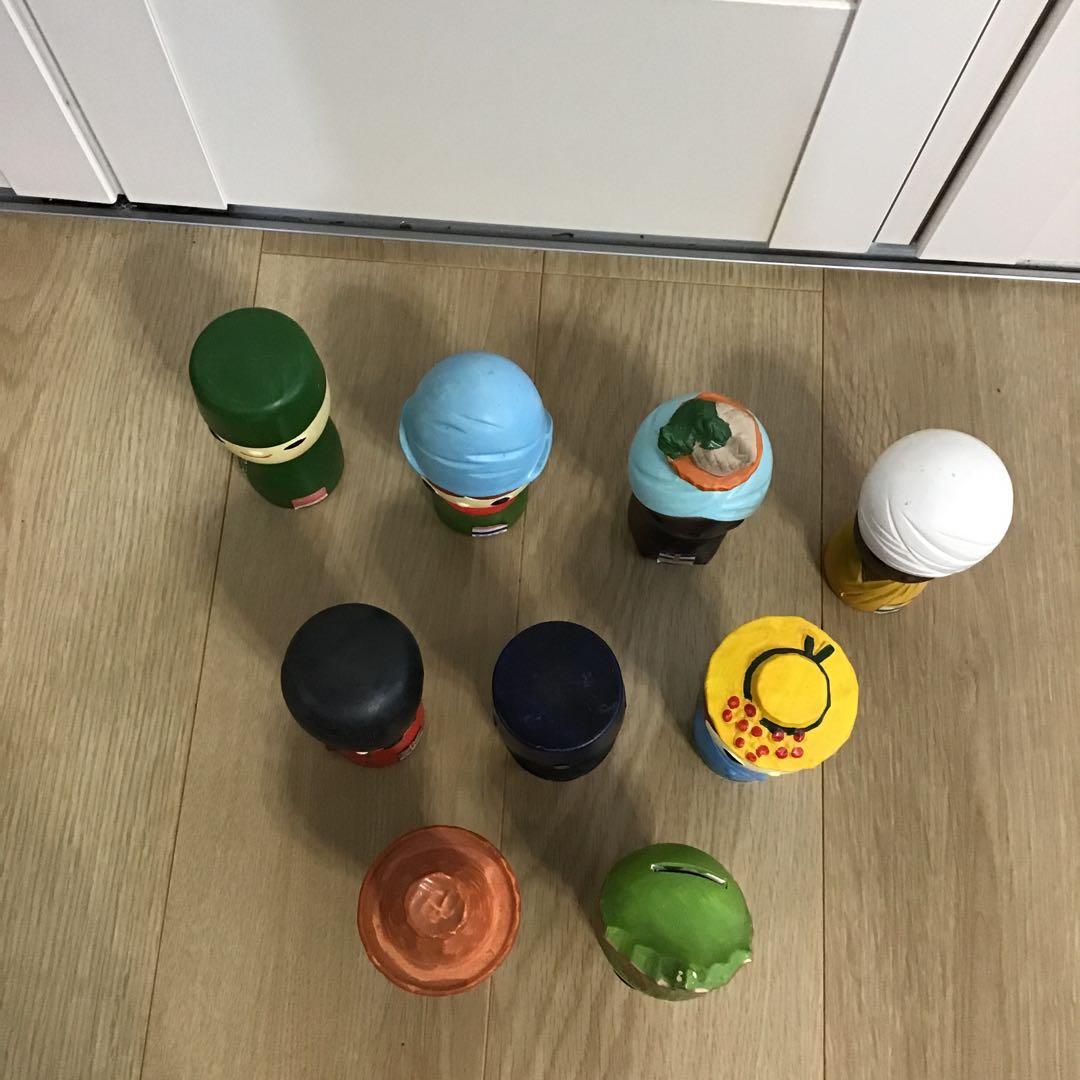 昭和レトロ　1970年 大阪万国博覧会　参加国　陶器　貯金箱　９個　コレクション