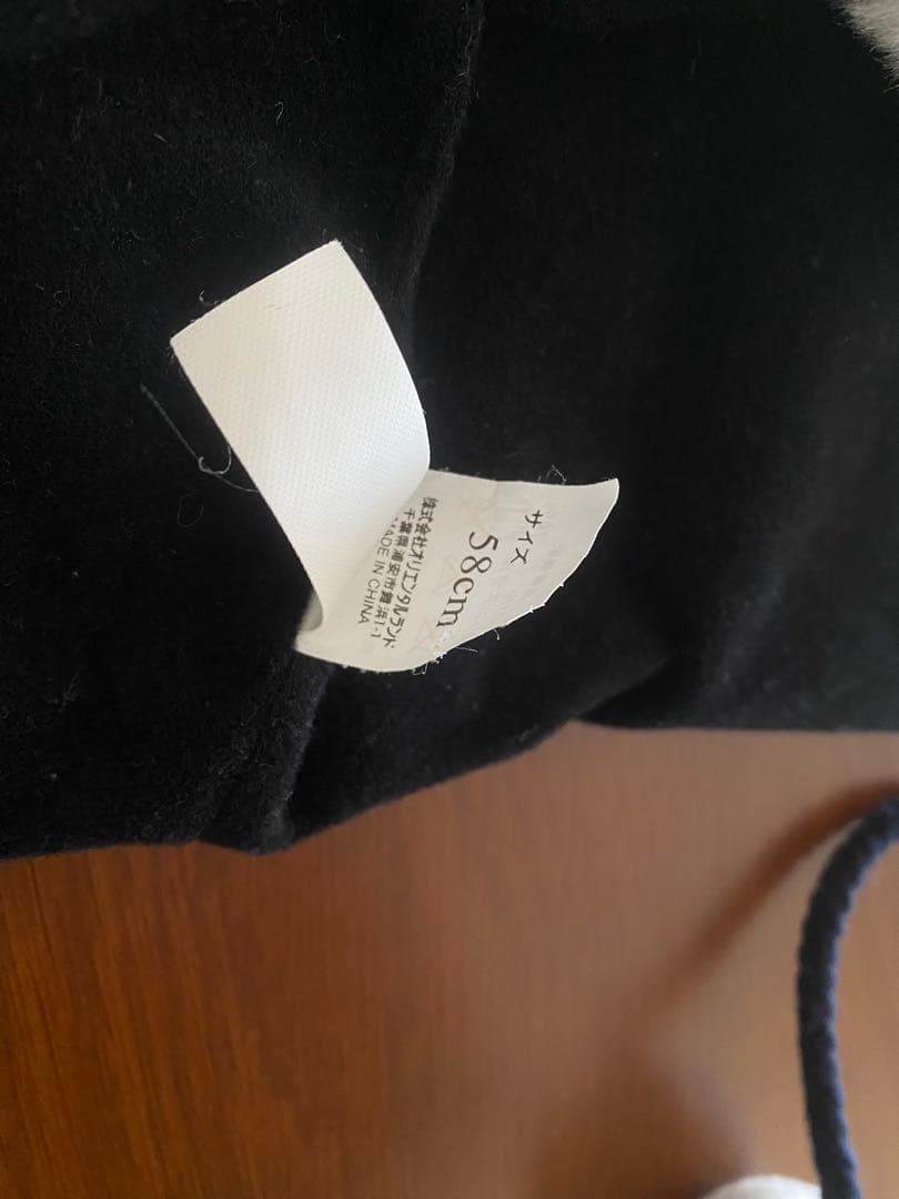 ディズニー ファンキャップ ミニー ドット 水玉 ブラック