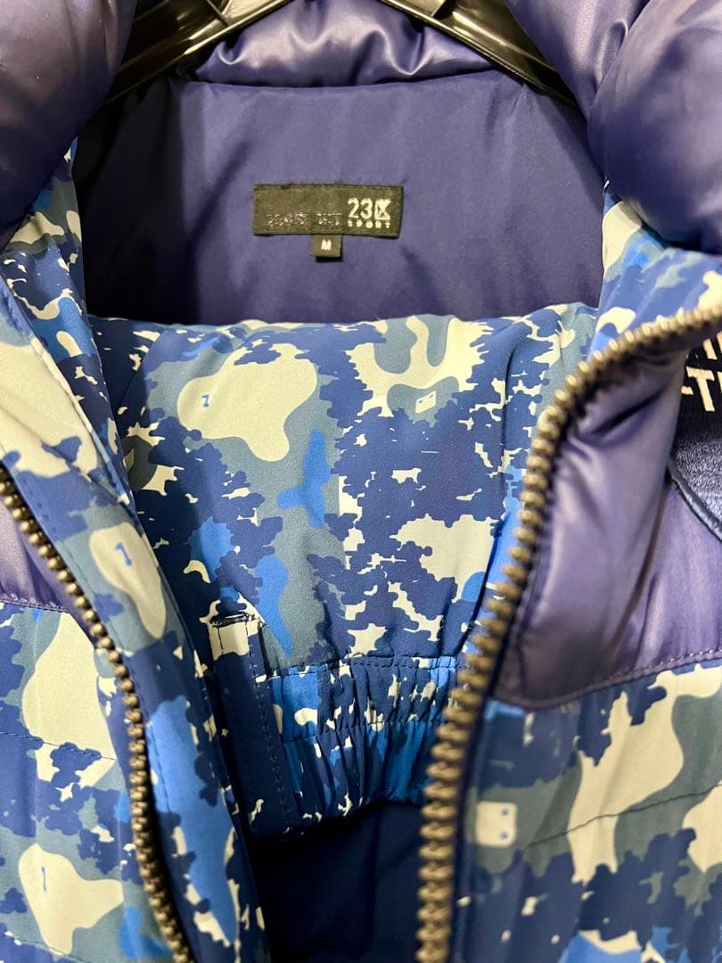 23区 GOLF ゴルフ 軽量防寒着上下 2way ジャケットダウン90% M