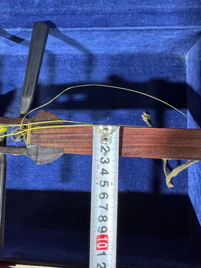 1-津軽三味線?　高級糸巻き 紅木？ハードケース&付属あり