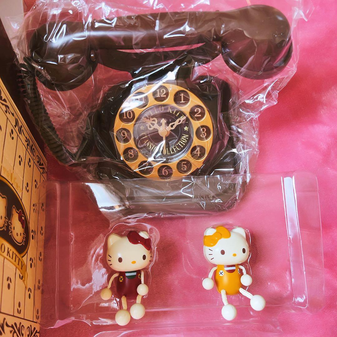 希少レア　ハローキティ　ミミィ　電話型クロック　2006 サンリオ　平成レトロ