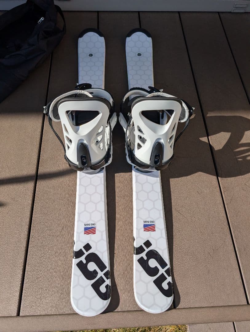 JOYRide　ショートスキー スノボバイン仕様 バッグ付き