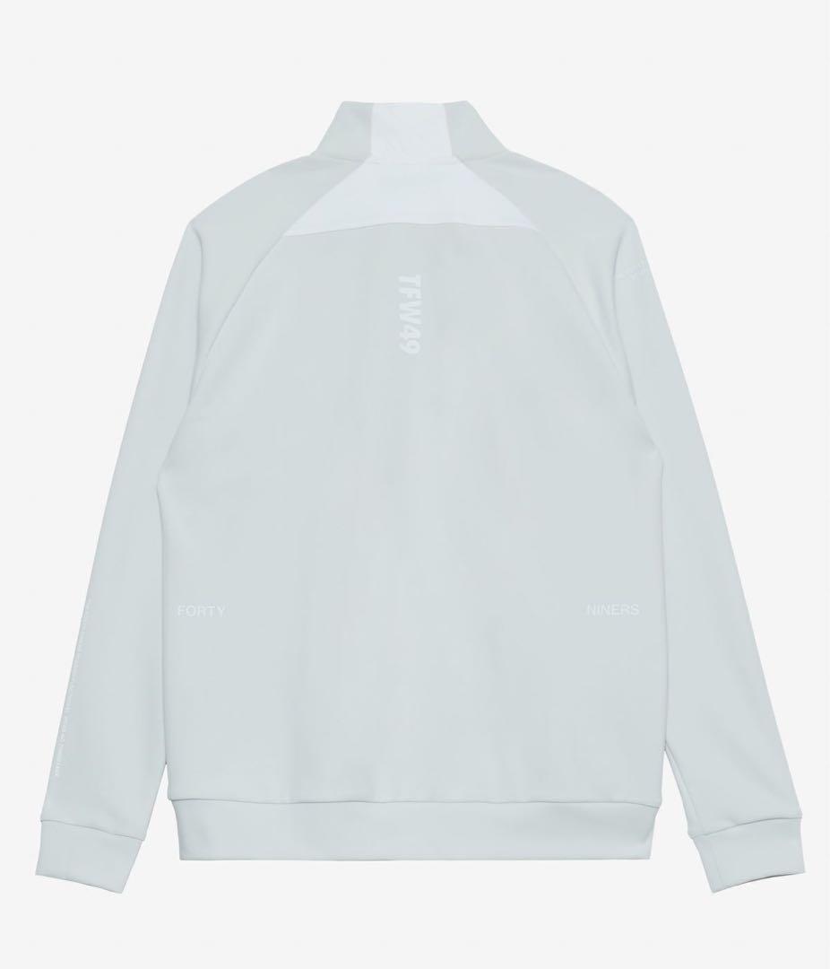 メンズウェア TFW49 MOCK NECK HALF ZIP L/S TEE L.GREY