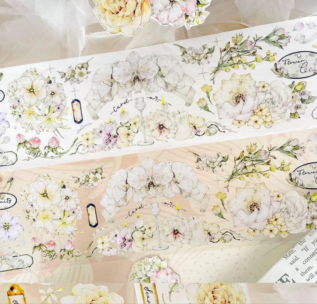 百仓家手帐《漫春日》海外マスキングテープ　マステ 【2132】