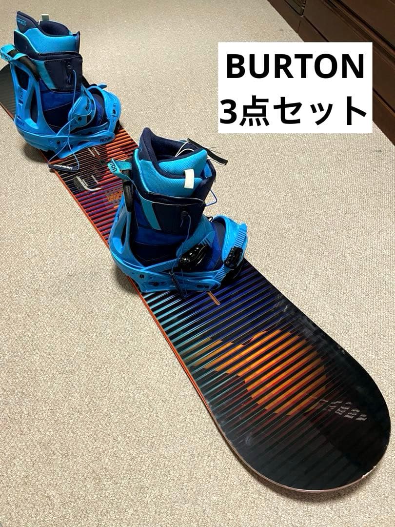 Burton スノーボード 3点セット　ボード155cm / ブーツ25.5cm