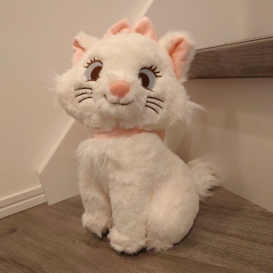 レア　ディズニーストア　ディズニー　ぬいぐるみ　おしゃれキャットマリーちゃん