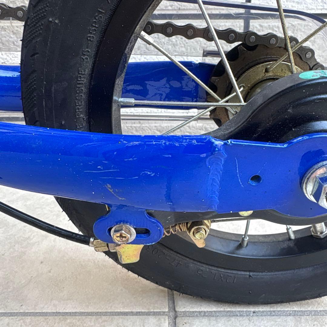 【名古屋市北エリア引き取り限定】へんしんバイク 12インチ 幼児用自転車 青