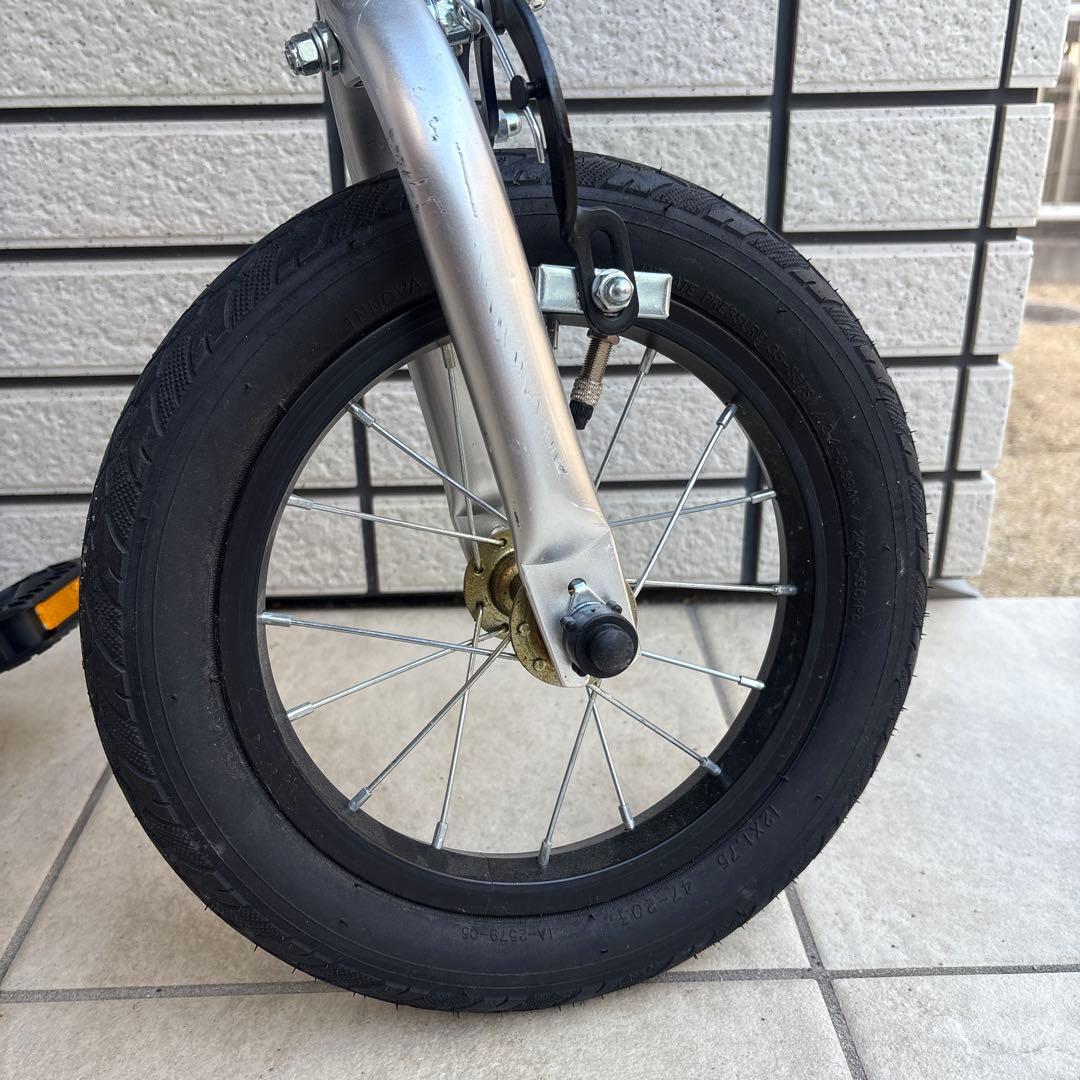 【名古屋市北エリア引き取り限定】へんしんバイク 12インチ 幼児用自転車 青